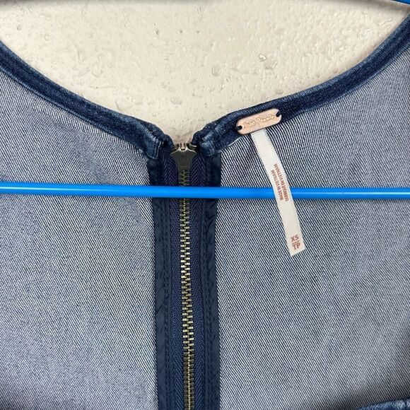 NWT Free People Women’s Denim Dress - Picture 2 of 5